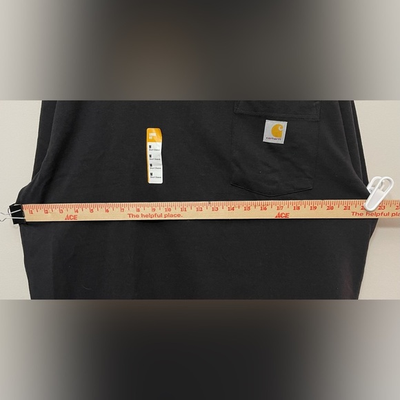 Nwt Carhartt Men's Loosefit Heavyweight Workwear Pocket C T-shirt - Black Medium - Picture 5 of 7